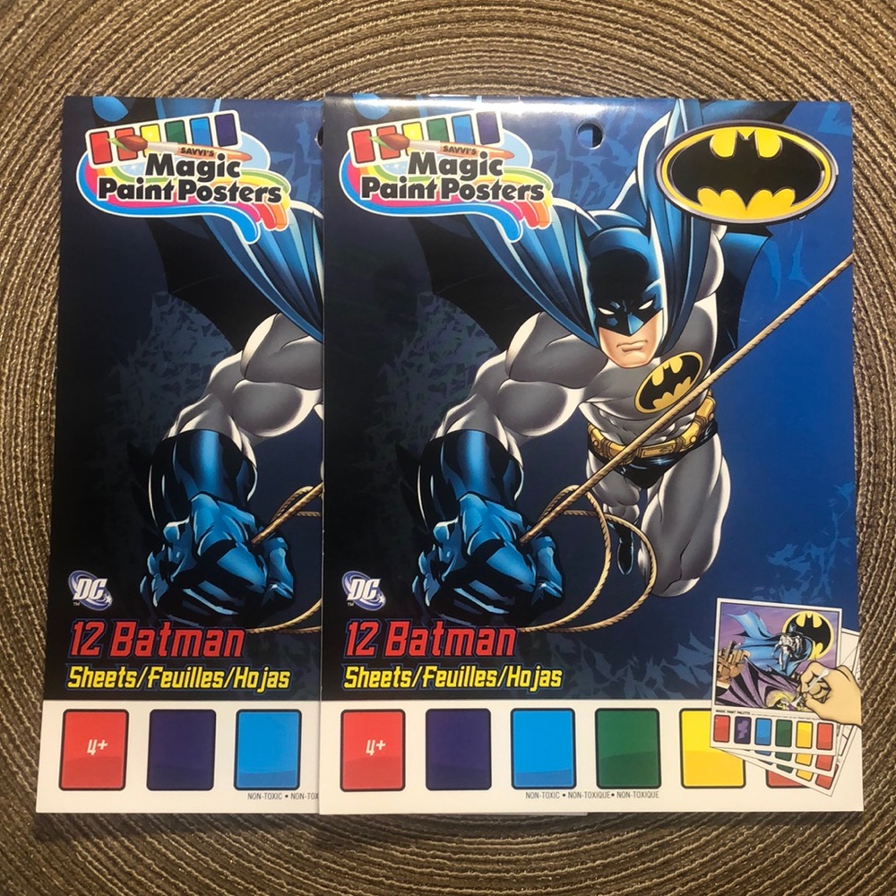 2 Batman Magic Paint Posters